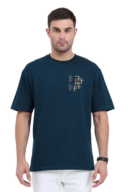 Hip Hop Crossword Oversized Unisex Tee